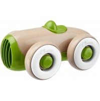 Chicco- Macchinina Eco+ con Ruote Libere, Mini Veicolo in Legno e Plastica Riciclata, Gioco per Bambini da 12 a 36 Mesi, Colore Verde, Taglia Unica, 00011157000000